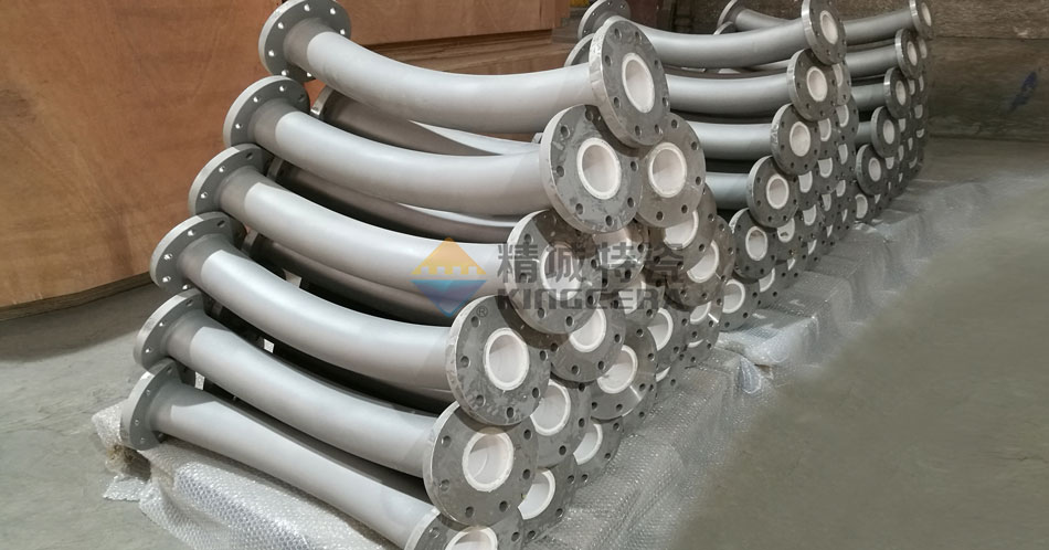 整體成型耐磨陶瓷管道在鋰電池正極材料輸送管道中的應(yīng)用